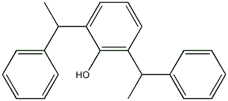 2,6-Bis(1-phenylethyl)phenol 结构式