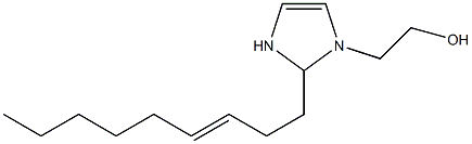 2-(3-Nonenyl)-4-imidazoline-1-ethanol 结构式