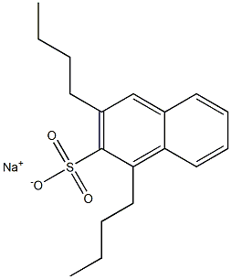1,3-Dibutyl-2-naphthalenesulfonic acid sodium salt 结构式