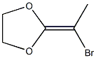 2-(1-Bromoethylidene)-1,3-dioxolane 结构式