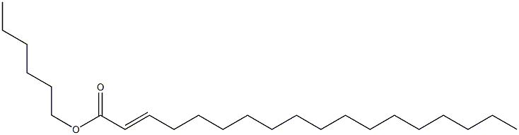 (E)-2-Octadecenoic acid hexyl ester 结构式