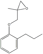 2-Propylphenyl 2-methylglycidyl ether 结构式