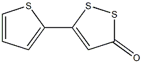 5-(2-Thienyl)-3H-1,2-dithiol-3-one 结构式