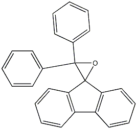 3,3-Diphenylspiro[oxirane-2,9'-[9H]fluorene] 结构式