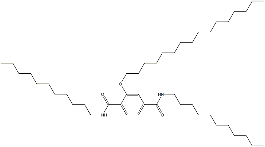 2-(Hexadecyloxy)-N,N'-diundecylterephthalamide 结构式