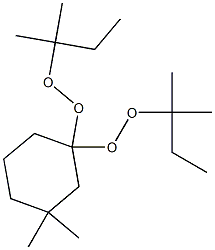 3,3-Dimethyl-1,1-bis(tert-pentylperoxy)cyclohexane 结构式