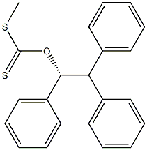 (-)-Dithiocarbonic acid O-[(R)-1,2,2-triphenylethyl]S-methyl ester 结构式