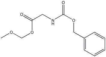 N-Benzyloxycarbonylglycine methoxymethyl ester 结构式