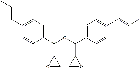 4-(1-Propenyl)phenylglycidyl ether 结构式