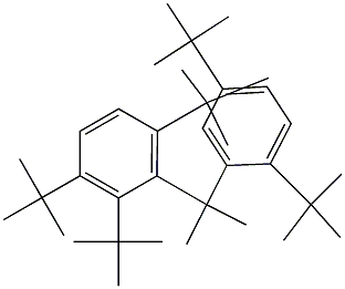 2-(2,3,6-Tri-tert-butylphenyl)-2-(2,5-di-tert-butylphenyl)propane 结构式