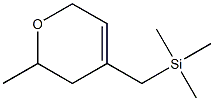 6-Methyl-4-trimethylsilylmethyl-5,6-dihydro-2H-pyran 结构式