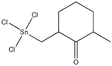 2-[(Trichlorostannyl)methyl]-6-methyl-1-cyclohexanone 结构式