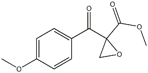 2-(4-Methoxybenzoyl)oxirane-2-carboxylic acid methyl ester 结构式