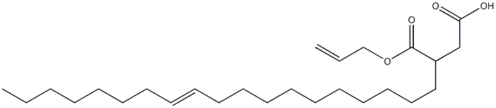 3-(11-Nonadecenyl)succinic acid 1-hydrogen 4-allyl ester 结构式