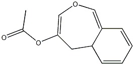5,5a-Dihydro-4-acetoxy-2-benzoxepin 结构式