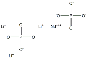 Lithium neodymium phosphate 结构式