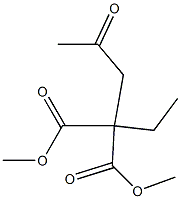 Ethyl(2-oxopropyl)malonic acid dimethyl ester 结构式