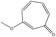 3-Methoxy-2,4,6-cycloheptatrien-1-one 结构式