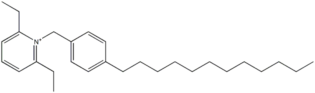 1-(4-Dodecylbenzyl)-2,6-diethylpyridinium 结构式