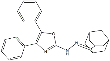 Adamantan-2-one (4,5-diphenyloxazol-2-yl)hydrazone 结构式