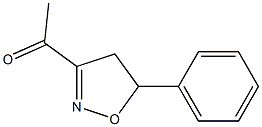 3-Acetyl-5-phenyl-2-isoxazoline 结构式