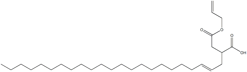 2-(2-Tricosenyl)succinic acid 1-hydrogen 4-allyl ester 结构式