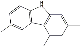 2,4,6-Trimethyl-9H-carbazole 结构式