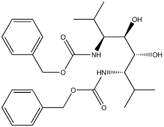 (3S,4R,5R,6S)-2,7-Dimethyl-3,6-bis[(benzyloxycarbonyl)amino]octane-4,5-diol 结构式
