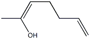 2,6-Heptadien-2-ol 结构式