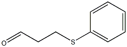 3-(Phenylthio)propanal 结构式