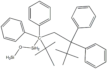 1,3-Di(tert-butyl)-1,1,3,3-tetraphenylpropanedisiloxane 结构式