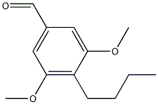 4-Butyl-3,5-dimethoxybenzaldehyde 结构式