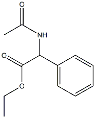 Acetylamino-phenyl-acetic acid ethyl ester 结构式