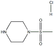 1-Methansulfonyl-piperazine hydrochloride 结构式