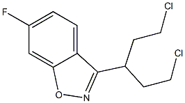 3-(1,5-dichloropentan-3-yl)-6-fluorobenzo[d]isoxazole 结构式