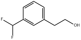 BENZENEETHANOL, 3-(DIFLUOROMETHYL)- 结构式