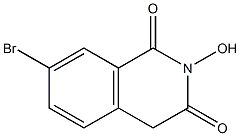 7-BROMO-2-HYDROXYISOQUINOLINE-1,3(2H,4H)-DIONE 结构式