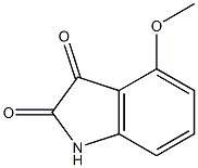 4-甲氧基靛红 结构式