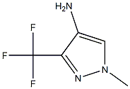 1-Methyl-3-trifluoromethyl-1H-pyrazol-4-ylamine 结构式