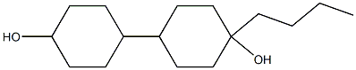 4-butylbi(cyclohexan)-4-ol 结构式