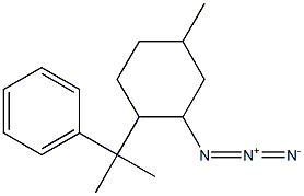 (+)-8-Phenylneomenthyl azide 结构式