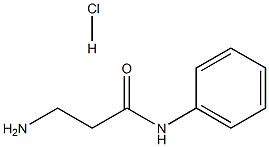 3-Amino-N-phenylpropanamide hydrochloride 结构式