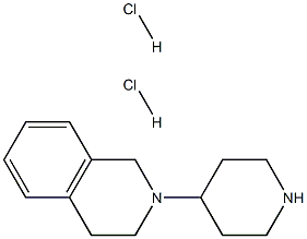 2-(4-Piperidinyl)-1,2,3,4-tetrahydroisoquinolinedihydrochloride 结构式