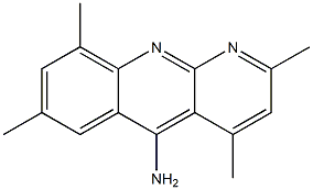 benzo[b][1,8]naphthyridin-5-amine, 2,4,7,9-tetramethyl- 结构式