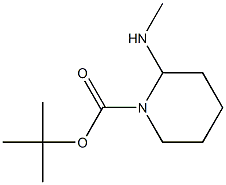 1-BOC-2-甲氨基哌啶 结构式