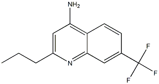 4-Amino-7-trifluoromethyl-2-propylquinoline 结构式