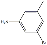 3-甲基-5-溴苯胺 结构式