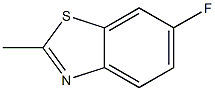 6-氟-2-甲基苯并噻唑 结构式