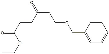 (E)-ethyl 6-(benzyloxy)-4-oxohex-2-enoate 结构式
