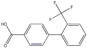 2'-三氟甲基联苯-4-羧酸 结构式